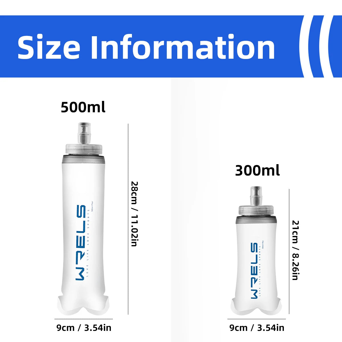 WRELS Collapsible Bottle – 300/500ml