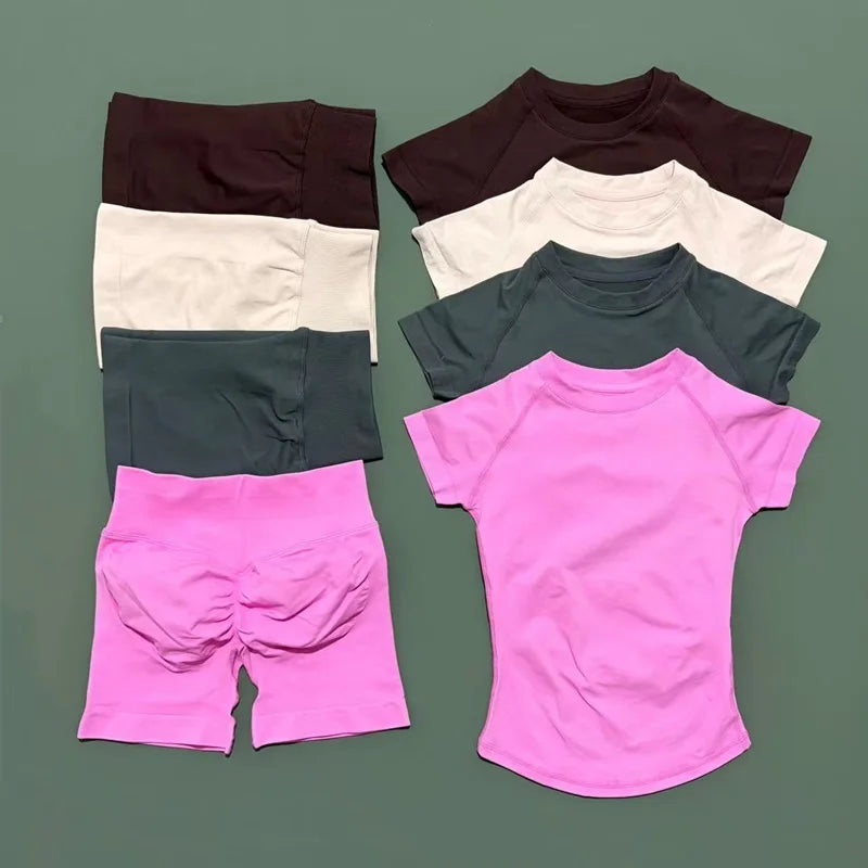 AERYVIT 2-Piece Gym Set – Top + Shorts