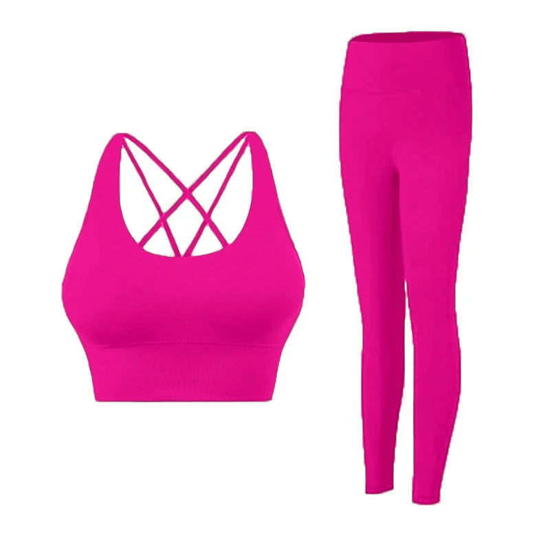 AERYVIT 2-Piece Yoga Set – Leggings + Top