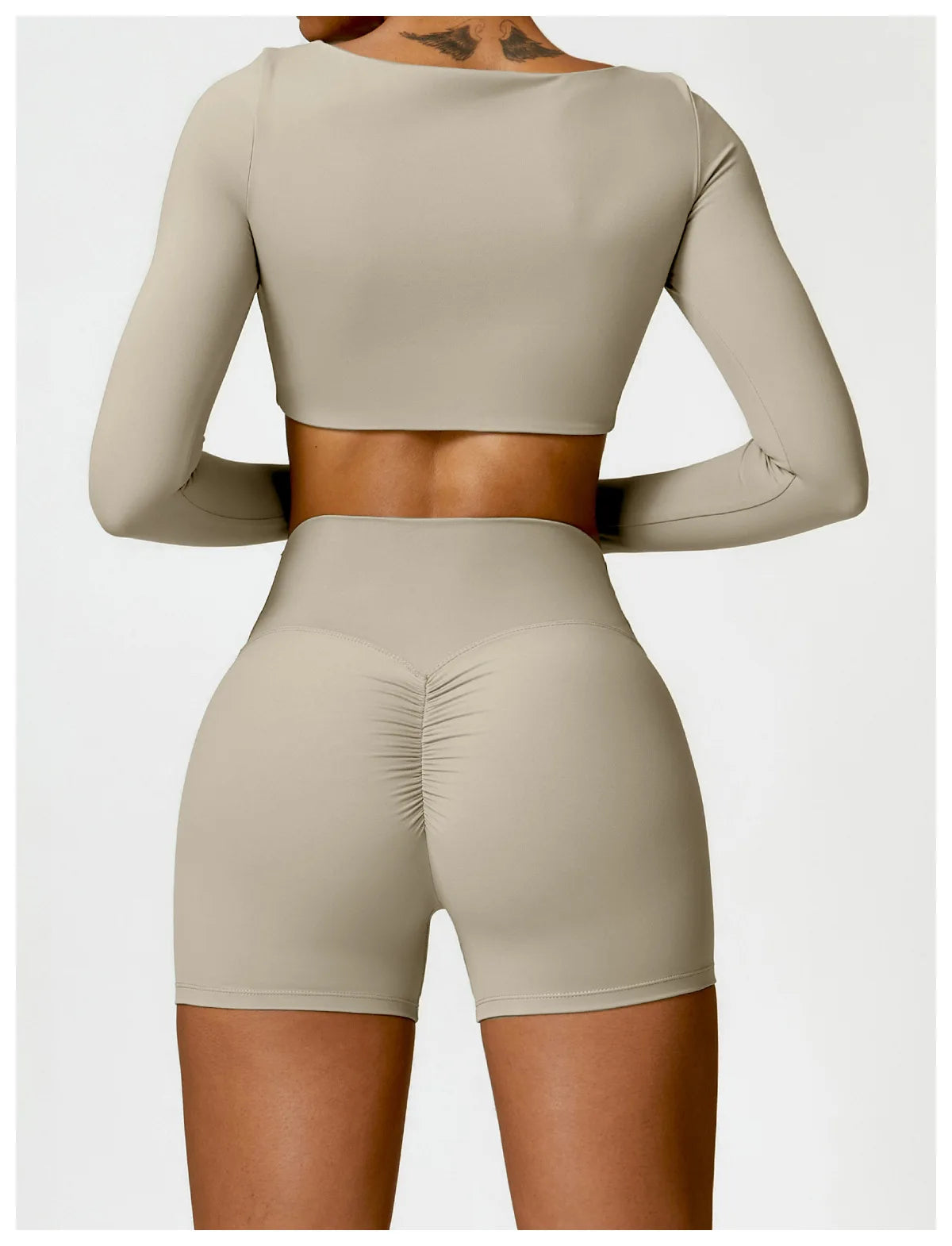 Summer 2-Piece Yoga Set – Women‘s Quick Dry Gym Tracksuit, High Waist Leggings + Top