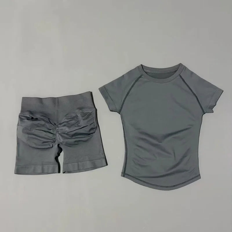 AERYVIT 2-Piece Gym Set – Top + Shorts