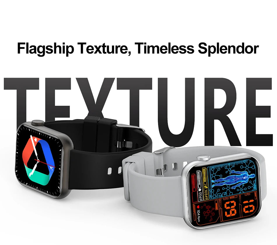 EDONA Smartwatch – 1.9" HD, Bluetooth, IP68
