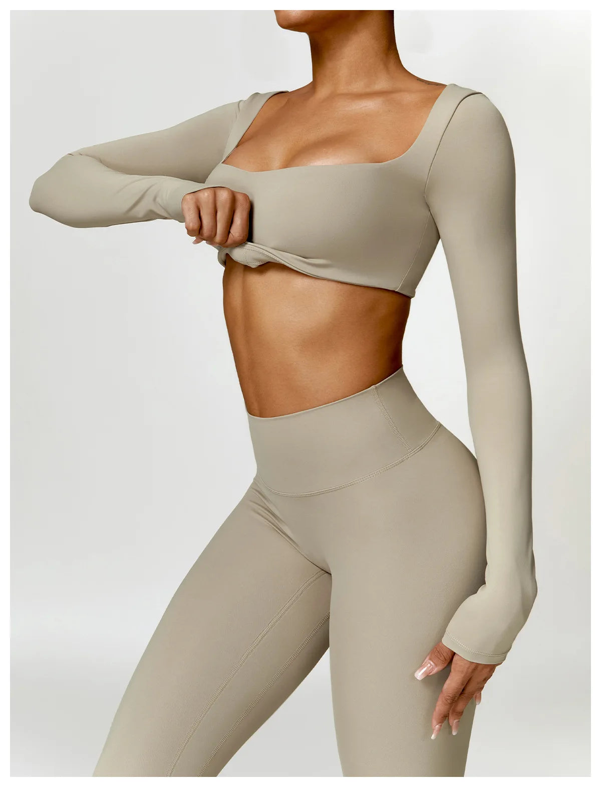 Summer 2-Piece Yoga Set – Women‘s Quick Dry Gym Tracksuit, High Waist Leggings + Top