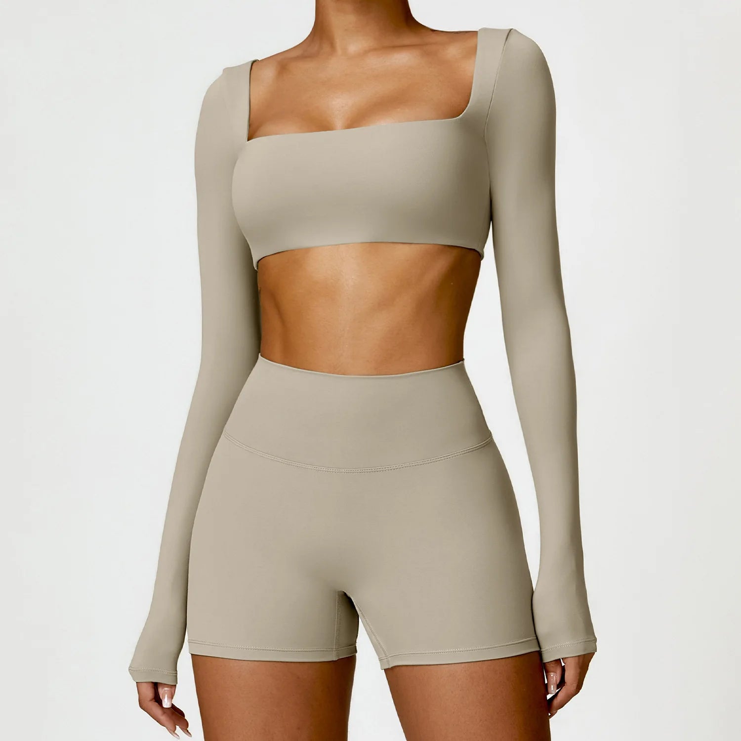 Summer 2-Piece Yoga Set – Women‘s Quick Dry Gym Tracksuit, High Waist Leggings + Top