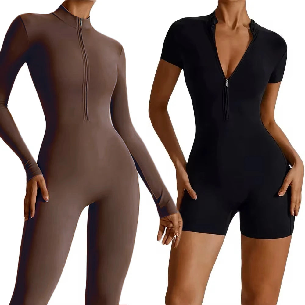 DHIEMEID Zipper Jumpsuit