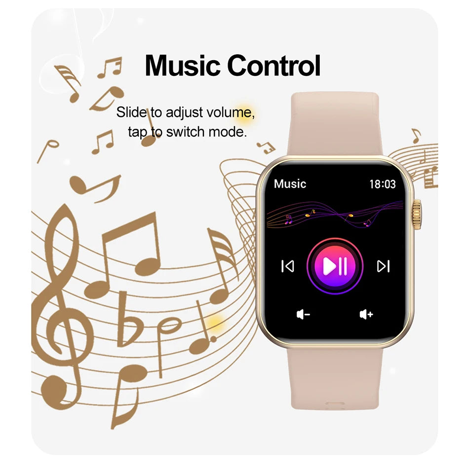 EDONA Smartwatch – 1.9" HD, Bluetooth, IP68