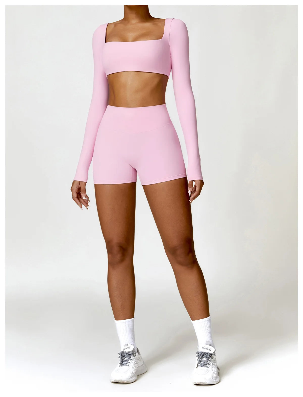 Summer 2-Piece Yoga Set – Women‘s Quick Dry Gym Tracksuit, High Waist Leggings + Top