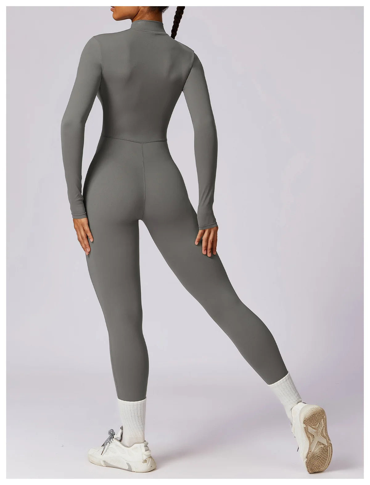 DHIEMEID Zipper Jumpsuit