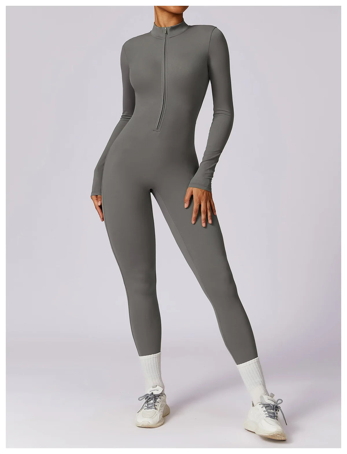 DHIEMEID Zipper Jumpsuit