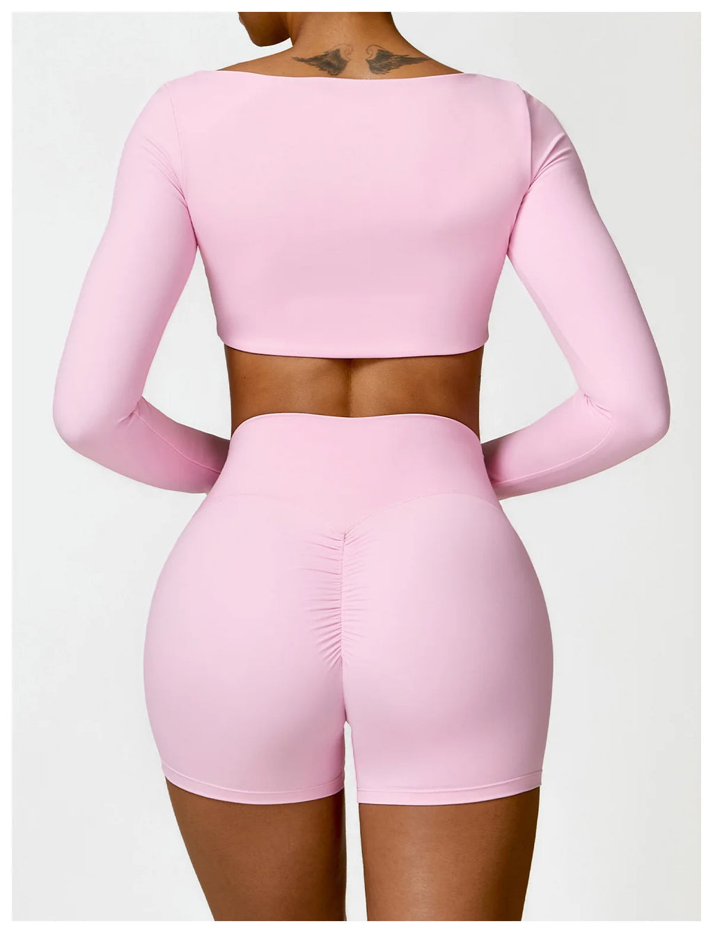 Summer 2-Piece Yoga Set – Women‘s Quick Dry Gym Tracksuit, High Waist Leggings + Top