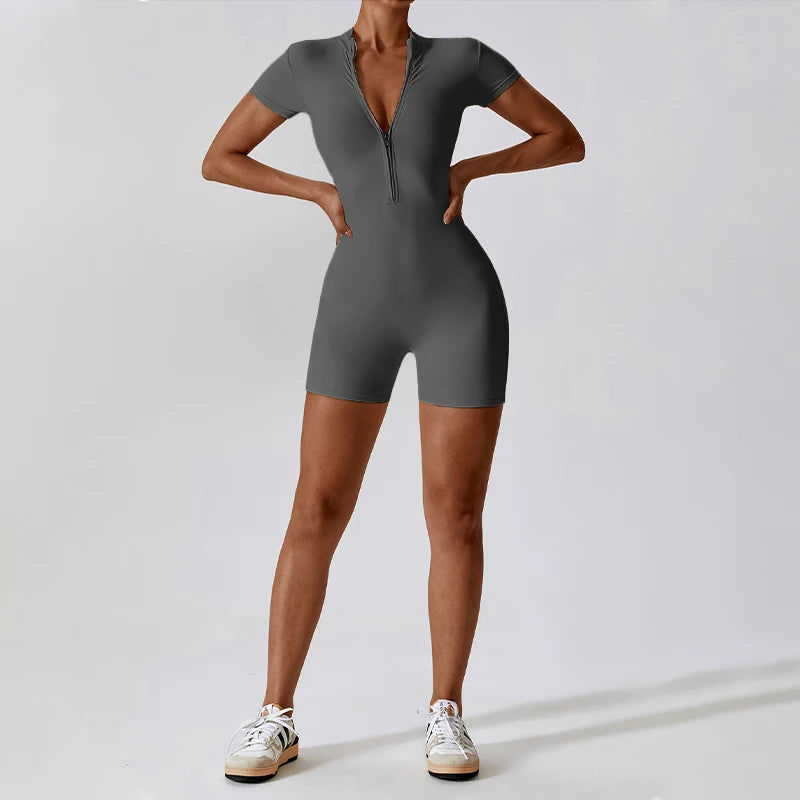 DHIEMEID Zipper Jumpsuit