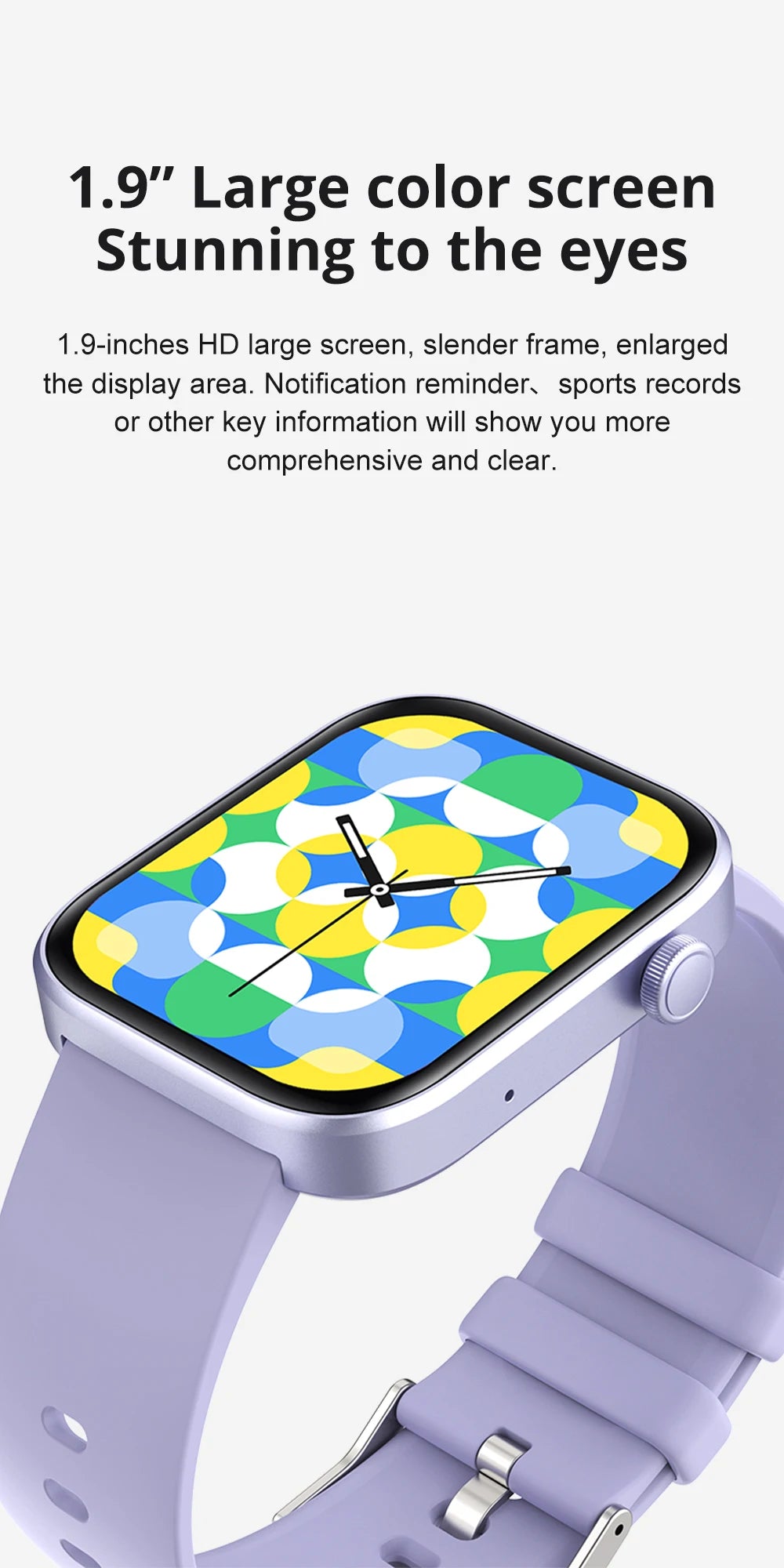 COLMI P71 Smartwatch – 1.9" HD, Bluetooth, IP68