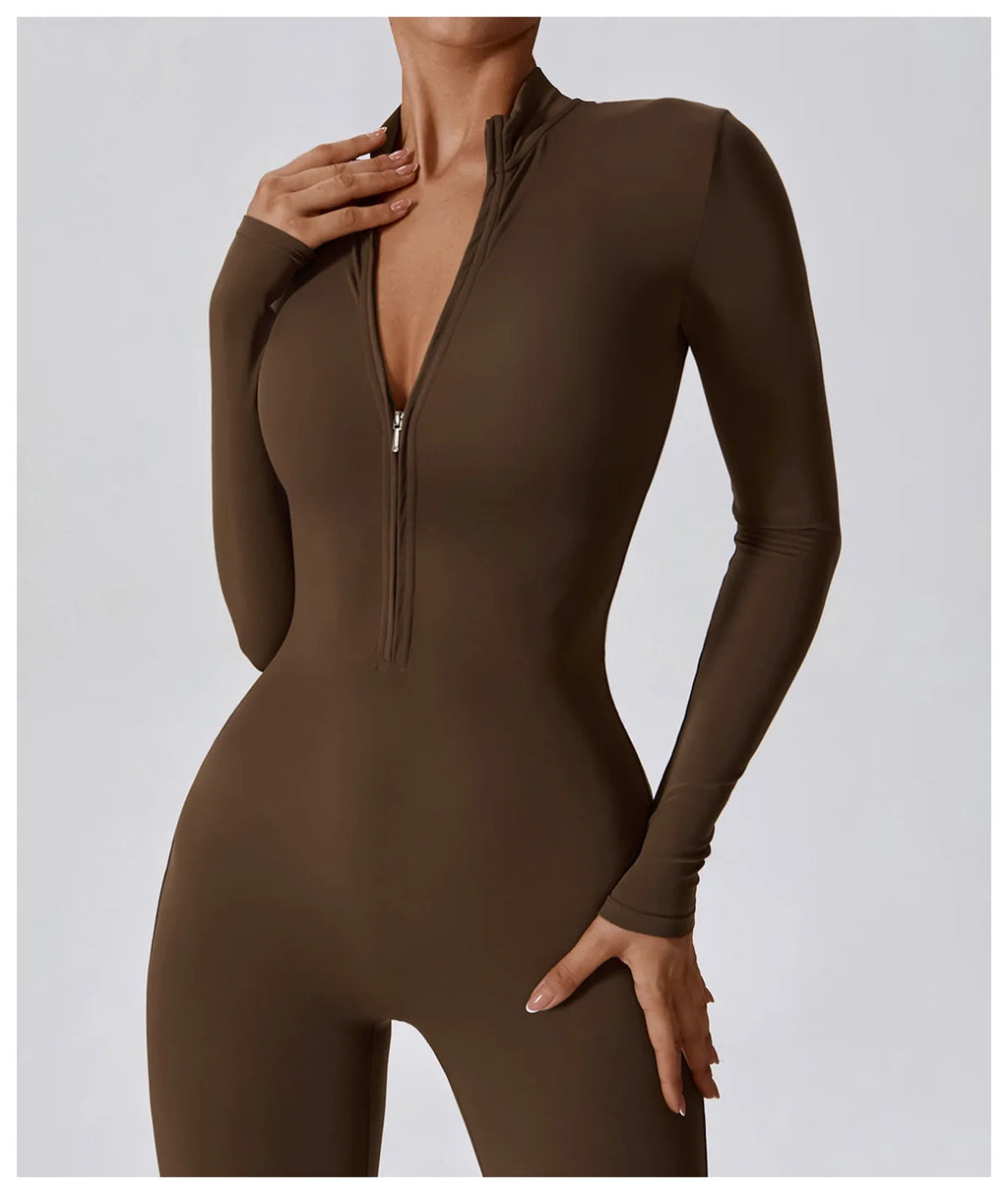 DHIEMEID Zipper Jumpsuit