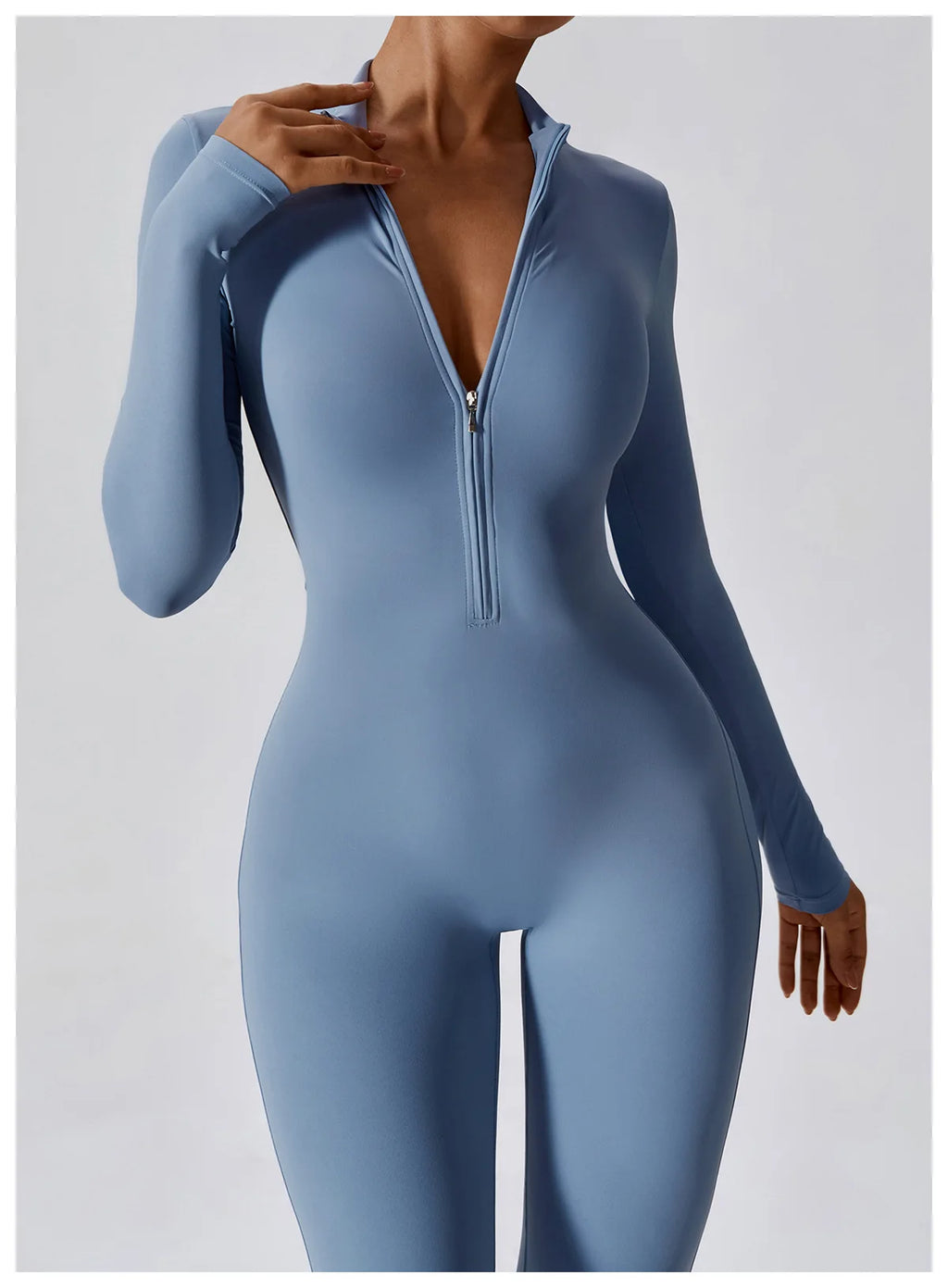 DHIEMEID Zipper Jumpsuit