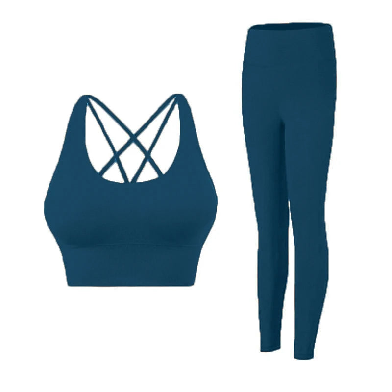 AERYVIT 2-Piece Yoga Set – Leggings + Top