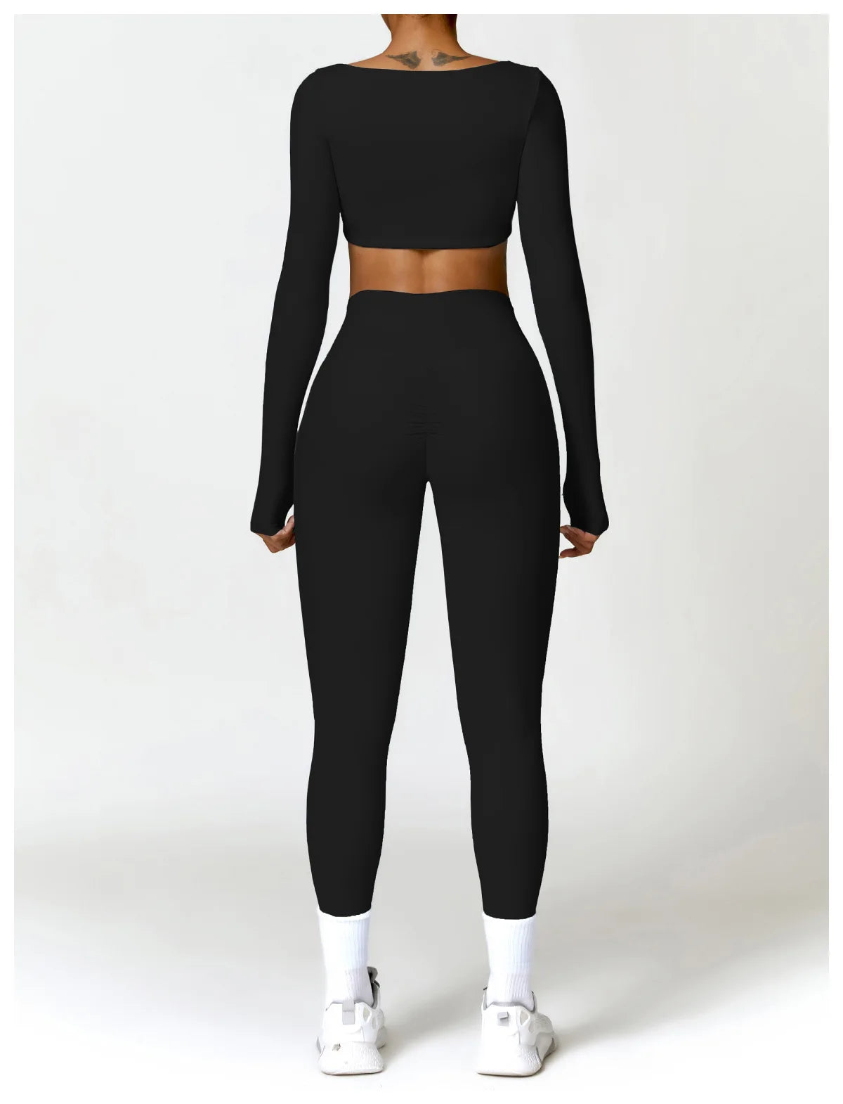 Summer 2-Piece Yoga Set – Women‘s Quick Dry Gym Tracksuit, High Waist Leggings + Top