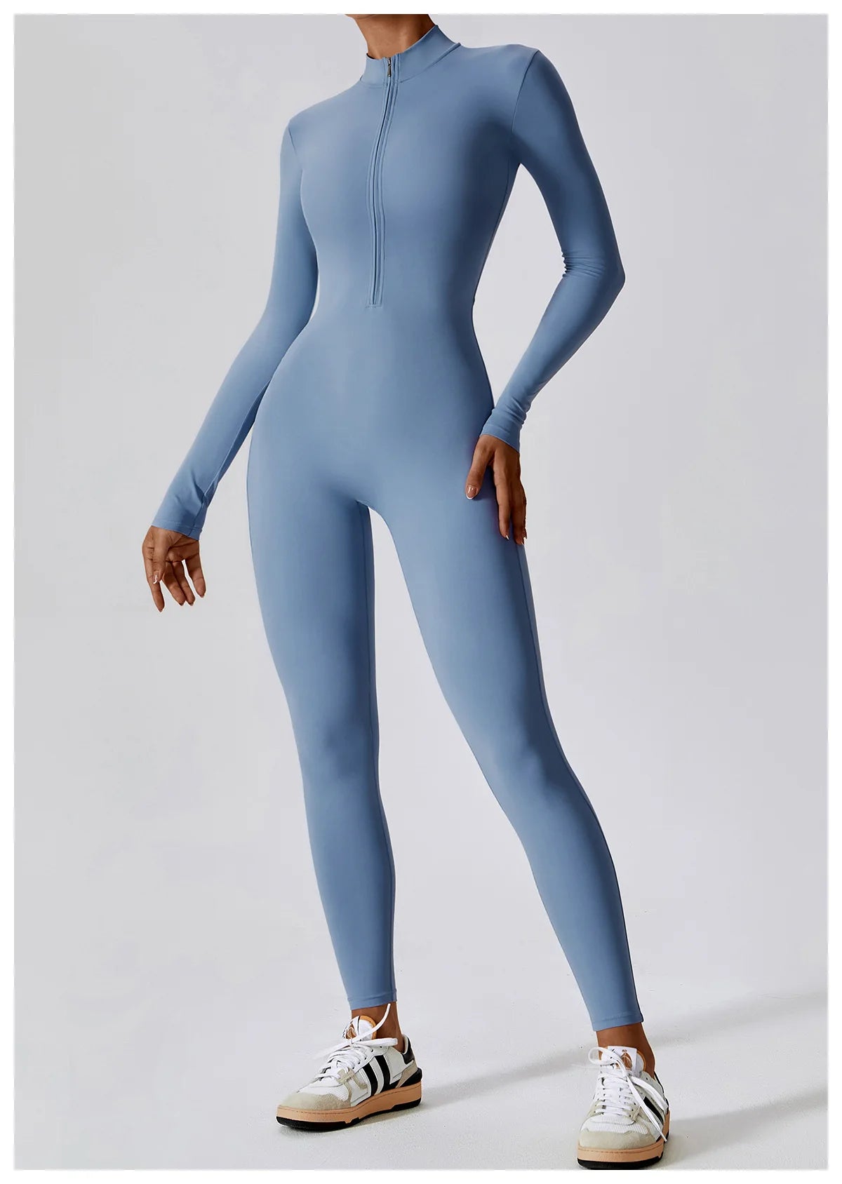 DHIEMEID Zipper Jumpsuit