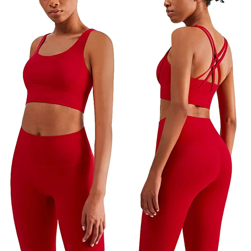 AERYVIT 2-Piece Yoga Set – Leggings + Top