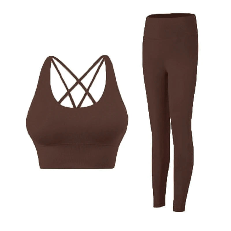 AERYVIT 2-Piece Yoga Set – Leggings + Top