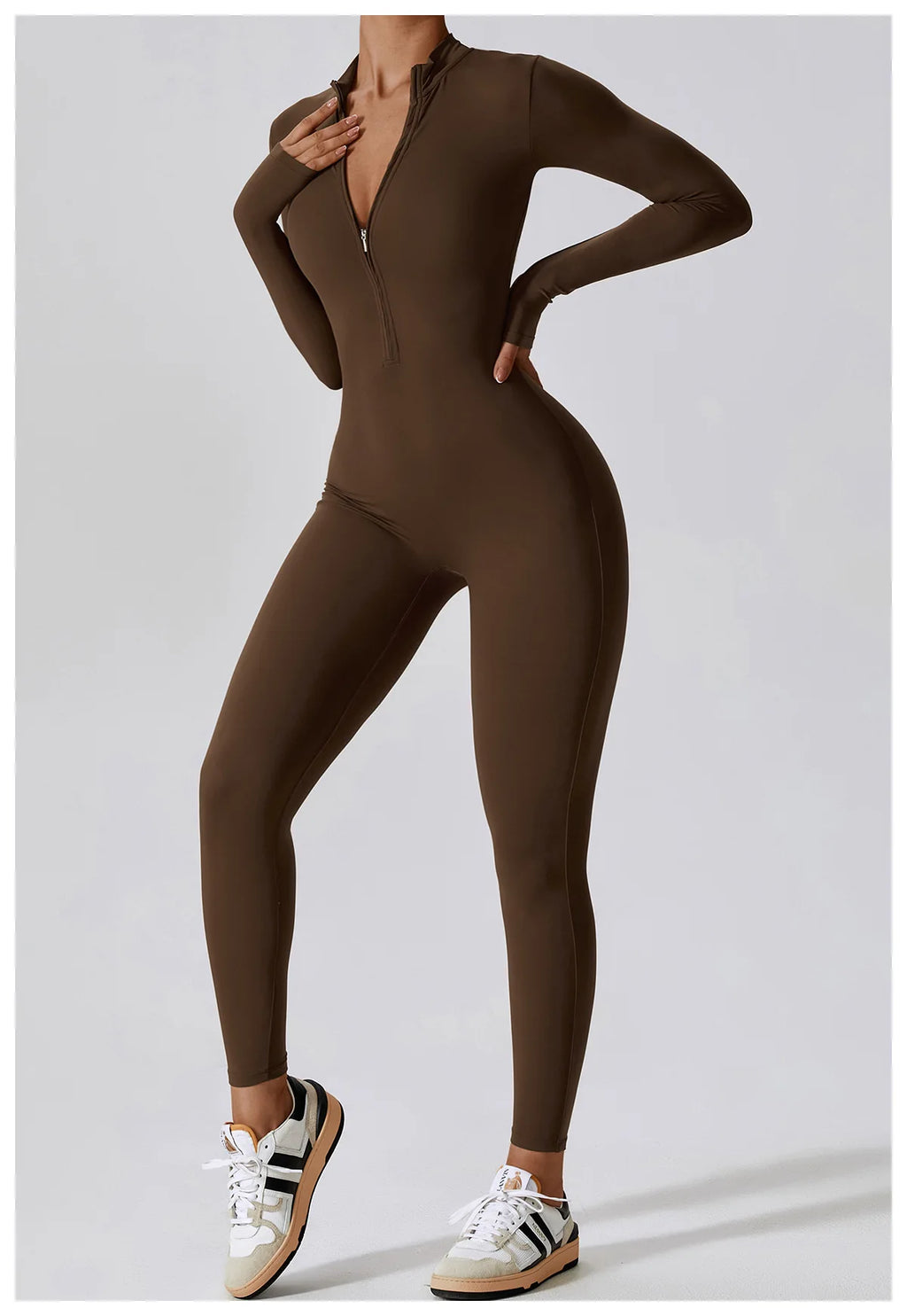 DHIEMEID Zipper Jumpsuit